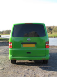 SX11143 Green Mean Camping Machine VW T5 campervan at Ogmore Castle.jpg